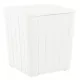 Kerti tároló doboz/kisasztal, fehér, IBLIS