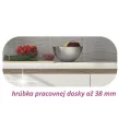 Alsószekrény D 80, fehér magas fényű HG, LINE