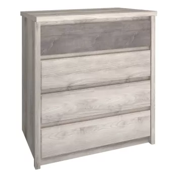 Komód 4S, nairobi gesztenye/onix, JESI NEW