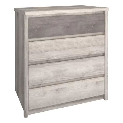 Komód 4S, nairobi gesztenye/onix, JESI NEW