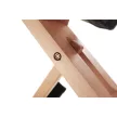 Ergonomikus térdelőszék, fekete/bükkfa, GROCO
