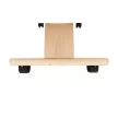 Ergonomikus térdelőszék, fekete/bükkfa, GROCO