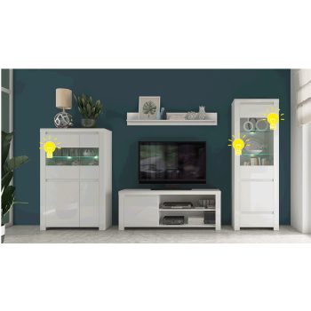 LED világítás, 2-pontos, fehér, LINDY/VILGO