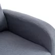 Relaxációs fotel, szürke, KRESO NEW