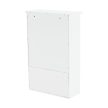 Faliszekrény tükörrel, fehér, ATENE TYP 2
