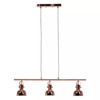 Függőlámpa retro stílusban, fém, rose gold, AVIER TYP 4