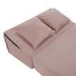 Összecsukható matrac/fotel, 2v1, rózsaszín, PELOS