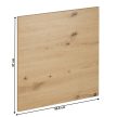 Mosogatógép ajtaja, artisan tölgy,  59,6x57 cm, LANGEN