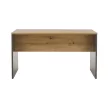 Íróasztal, grafit/tölgyfa artisan, RIOMA NEW TYP 16