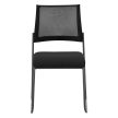 Rakásolható szék, fekete, BARIS