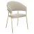 Design étkezőszék, bézs Velvet szövet/gold króm arany, DASMIN NEW TYP 1