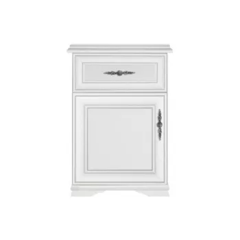 Komód, alpesi fehér, KENTAK KOM1D1SL/P