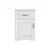 Komód, alpesi fehér, KENTAK KOM1D1SL/P
