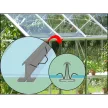 üvegház VITAVIA URANUS 9900 tiszta üveg 3 mm ezüst színű LG1037