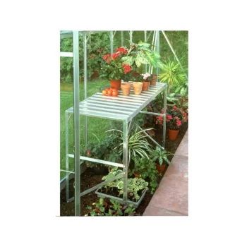   alumínium állvány VITAVIA 120x52 egy db polccal ezüst LG14