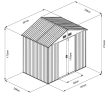 fém kerti ház LANITPLAST MAXTORE 108 ANTRACIT LG1848