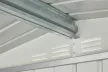 fém kerti ház GLOBEL 65 EZÜST + napfénytető LG2072