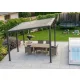 alumínium bioklimatikus pergola LANITPLAST STANDARD 4x3 m LG2081
