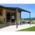 alumínium pergola LANITPLAST WALL 33 antracit + clear PC LG2086