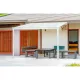 alumínium pergola LANITPLAST WALL 33 fehér + opal PC LG2119