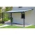 alumínium pergola LANITPLAST WALL 43 antracit + clear PC LG2123