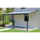 alumínium pergola LANITPLAST WALL 43 antracit + clear PC LG2123