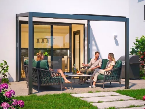 alumínium bioklimatikus pergola LANITPLAST STANDARD 3x3 m LG2299