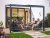 alumínium bioklimatikus pergola LANITPLAST STANDARD 3x3 m LG2299