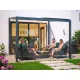 alumínium bioklimatikus pergola LANITPLAST STANDARD 3x3 m LG2299