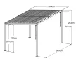 alumínium pergola LANITPLAST BIOCLIMATIC 33 LG2299