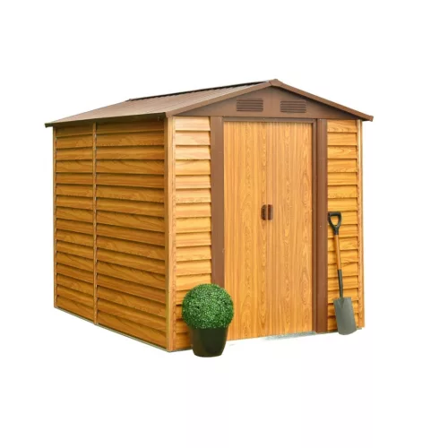 fém kerti ház LANITPLAST MAXTORE WOOD 86 LG2301