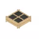 magaságyás LANITPLAST POTTING1 (S7279) LG2380