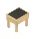 magaságyás LANITPLAST POTTING3 (S7291) LG2388