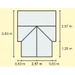 üvegház VITAVIA SIRIUS PC 6 mm ezüst színű LG248