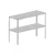 acél állvány LANITPLAST 115x40 cm 2 db polccal ezüst GSD2 LG2640