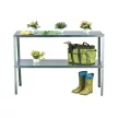 acél állvány LANITPLAST 115x40 cm 2 db polccal ezüst GSD2 LG2640