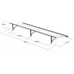 bejárati tető LANITPLAST SAMBA XL 197/54 antracit LG2763