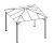 tartalék üvegezés pavilonhoz LANITPLAST 33 bronz PC 6 mm LG3114