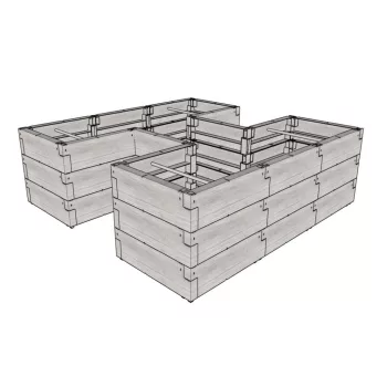 magaságyás JUWEL TIMBER ERGOLINE H LG3133