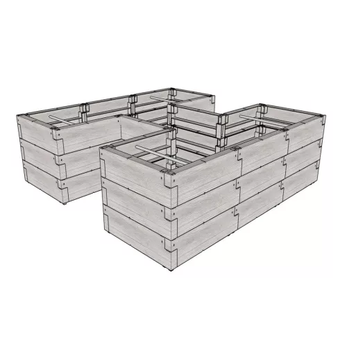 magaságyás JUWEL TIMBER ERGOLINE H LG3133