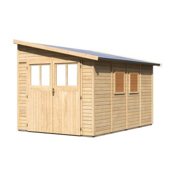   fából készült kerti ház KARIBU BOMLITZ 4 (68863) natur LG3139