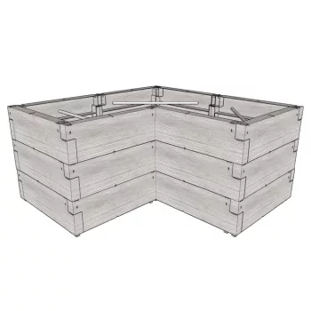 magaságyás JUWEL TIMBER ERGOLINE L LG3176