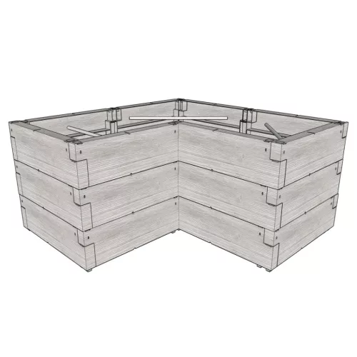 magaságyás JUWEL TIMBER ERGOLINE L LG3176