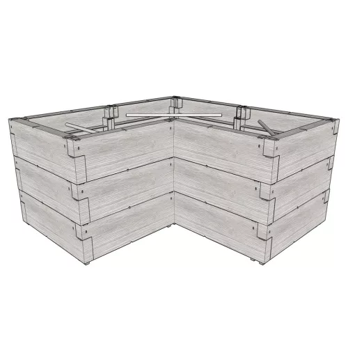 magaságyás JUWEL TIMBER ERGOLINE L LG3176