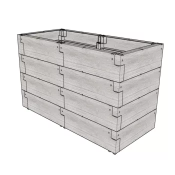 magaságyás JUWEL TIMBER 4ER-SET LG3177