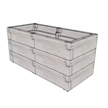 magaságyás JUWEL TIMBER 3ER-SET LG3178