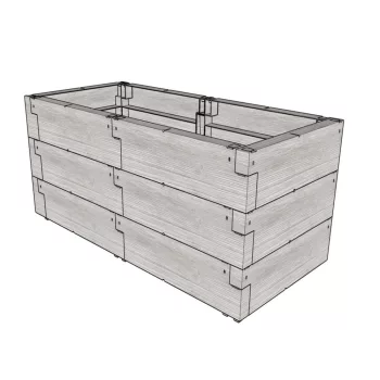 magaságyás JUWEL TIMBER 3ER-SET LG3178