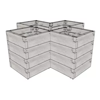 magaságyás JUWEL TIMBER ERGOLINE CROSS LG3249