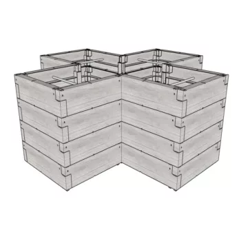 magaságyás JUWEL TIMBER ERGOLINE CROSS LG3249