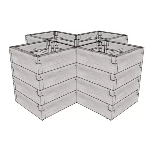 magaságyás JUWEL TIMBER ERGOLINE CROSS LG3249